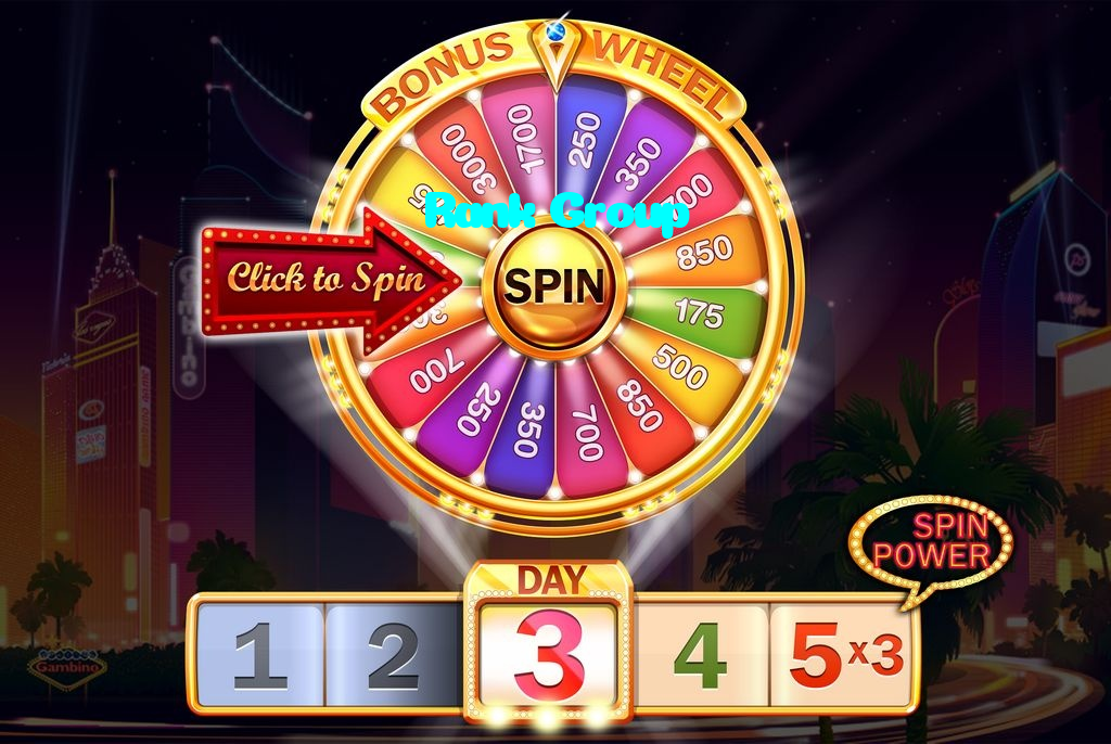 Rank Group casino presented on mobile device in Pakistan with slots and live games